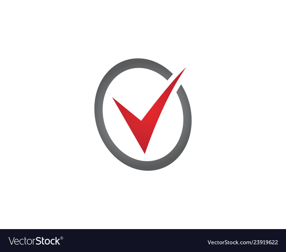 V letter logo template icon