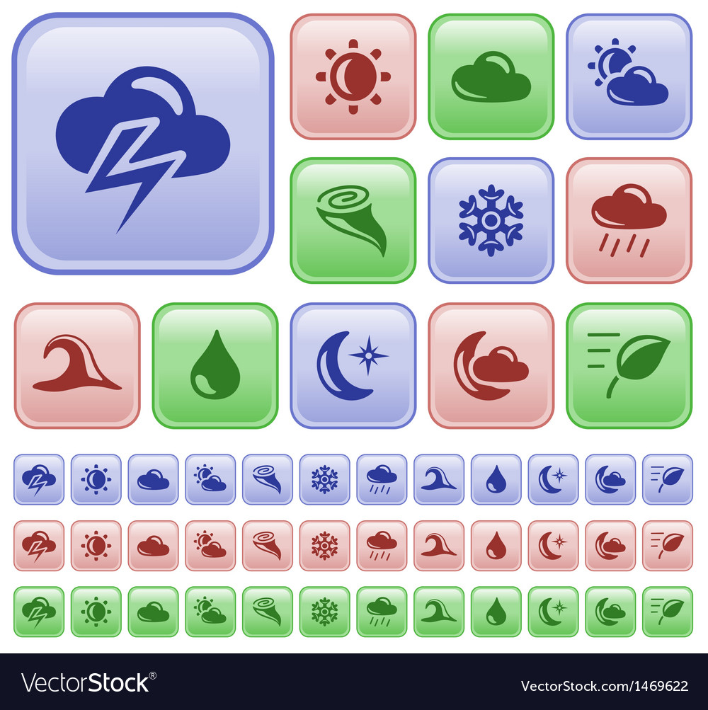 Weather buttons