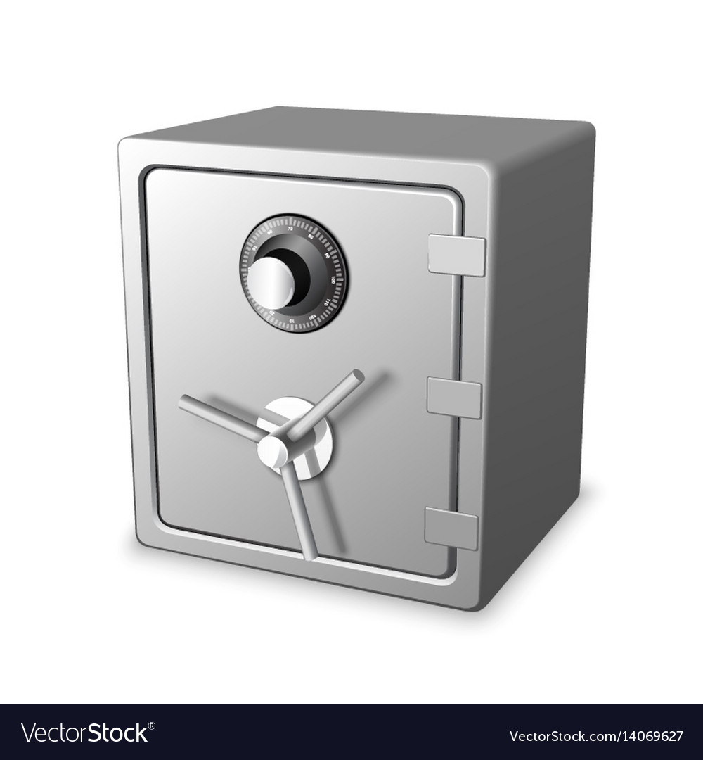 3D Safe Icon - Security Lock