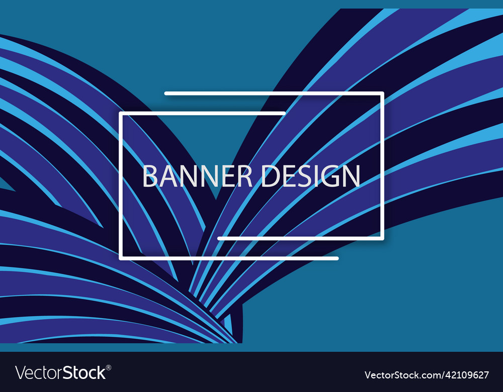 Blue abstract background with lines brochure