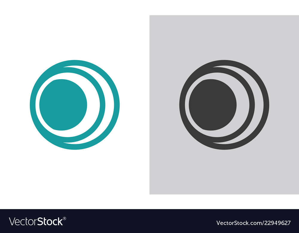 Circle sphere logo Royalty Free Vector Image - VectorStock