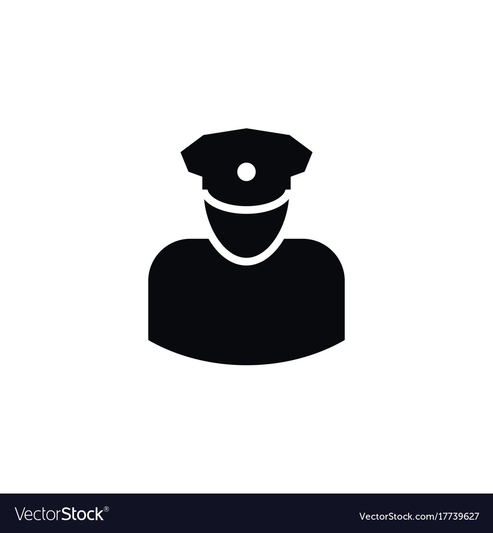 Isolated agent icon security man element