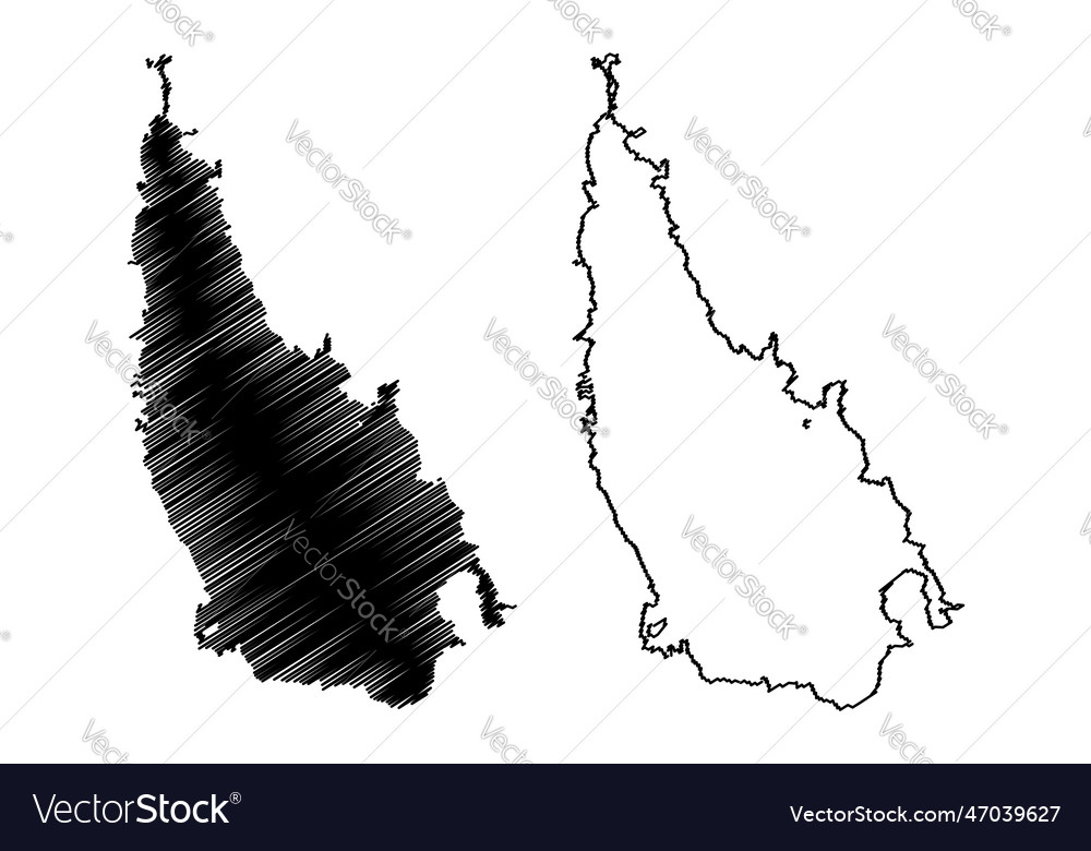 Lake tharthar republic of iraq map scribble