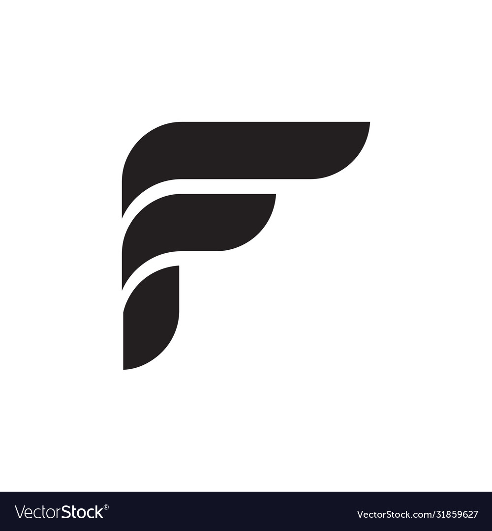 Modern f letter design