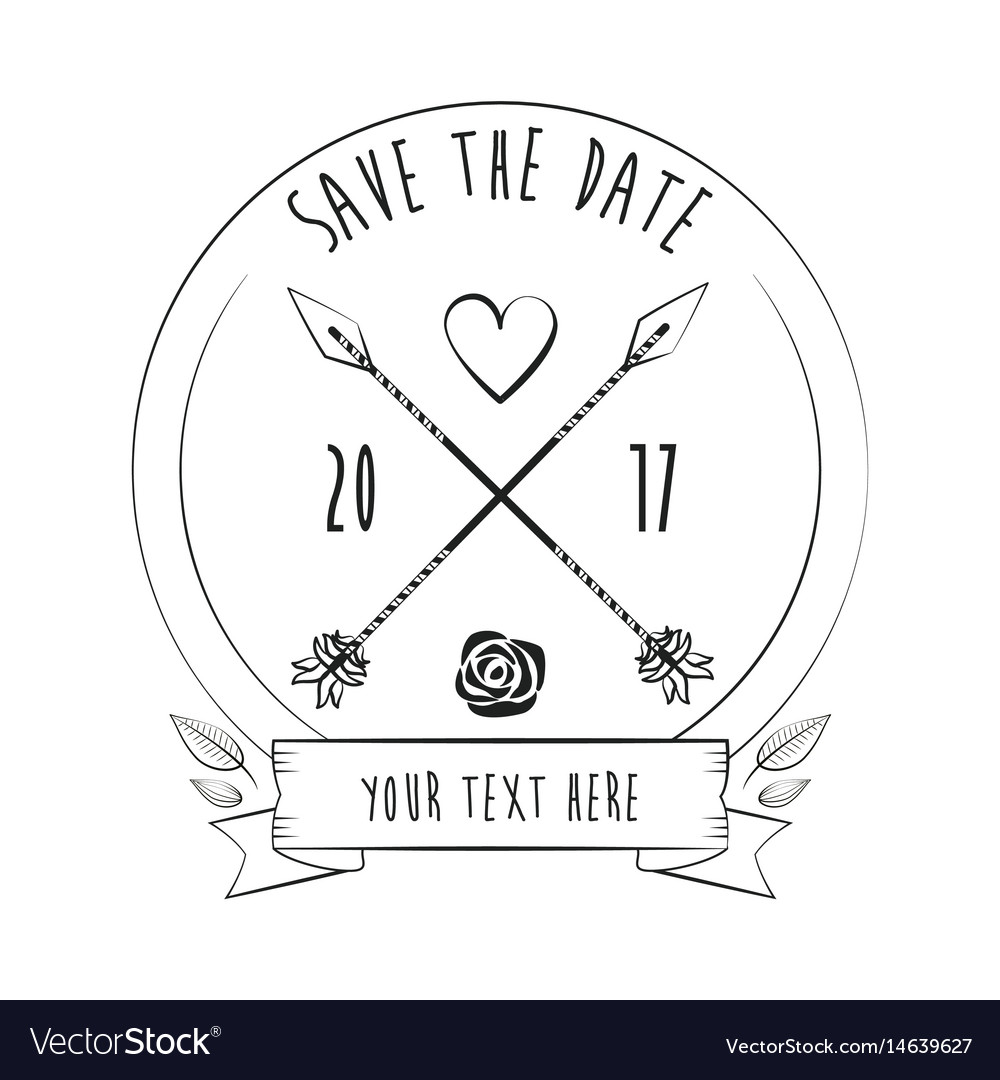 Rustic Save the Date Card