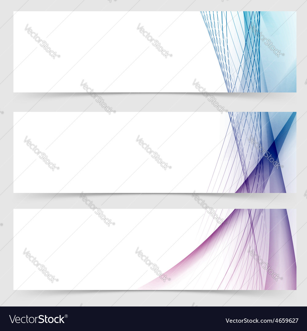 Glatte Wellenstromleitung abstraktes Header Layout