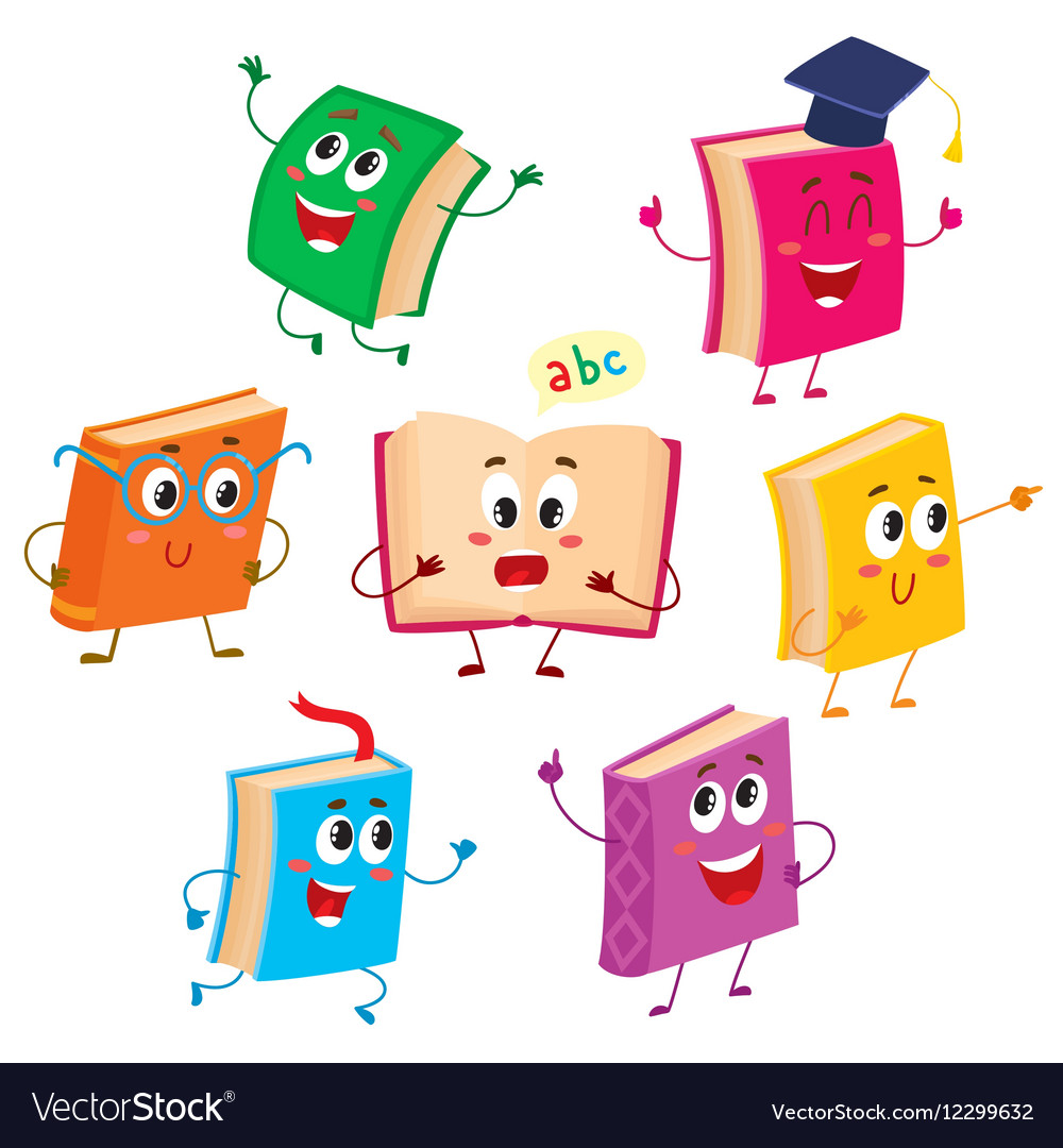 Animated Book Characters