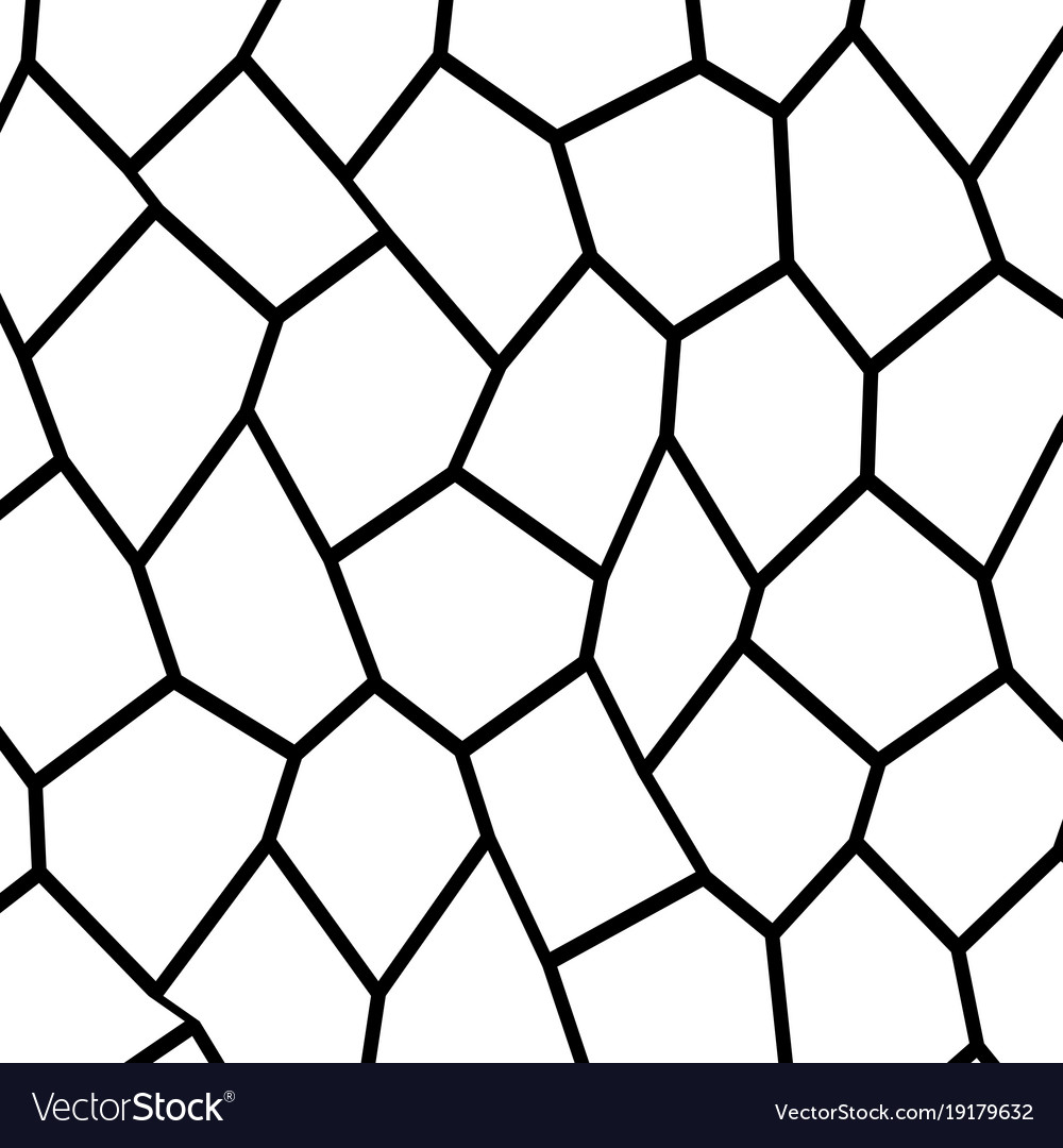 Black And White Fragmentation Background Vector Image