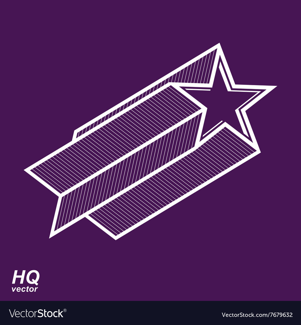 Celestial object pentagonal comet star gra