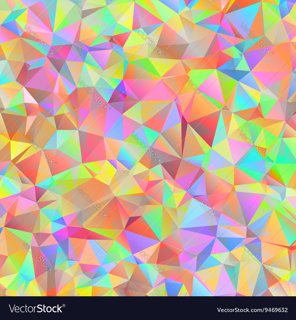 Colorful pattern with chaotic triangles