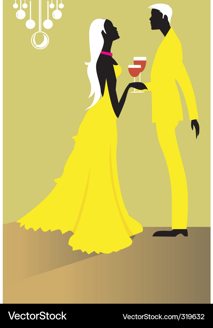 Dancing couples Royalty Free Vector Image - VectorStock
