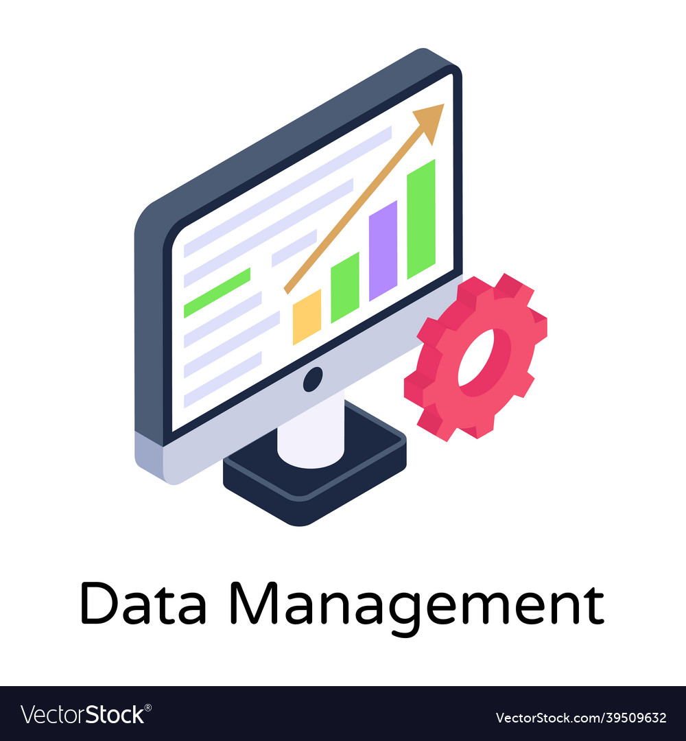 Data management Royalty Free Vector Image - VectorStock