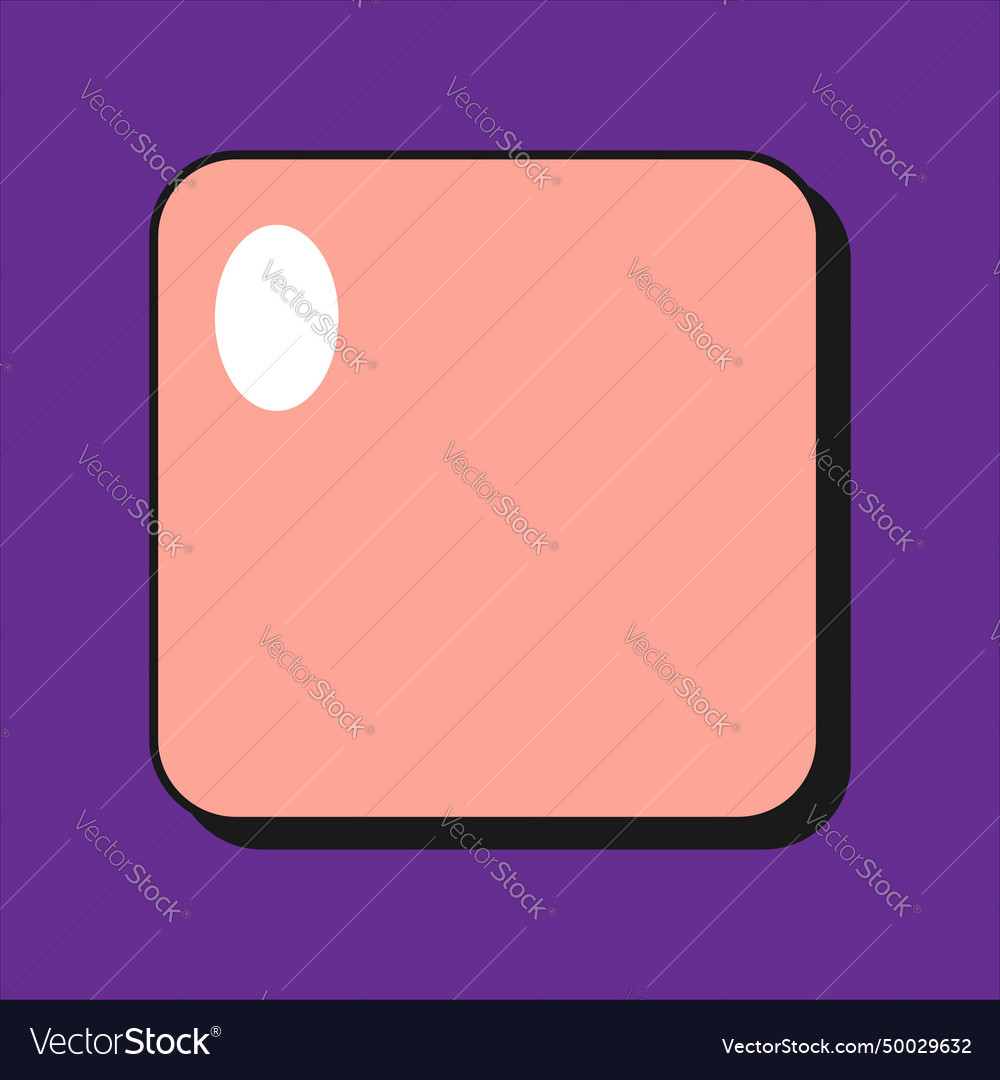 Retro flat bold shape element design