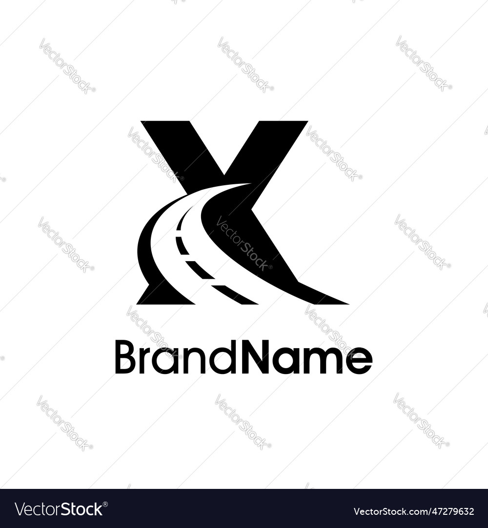 Simple initial x way logo