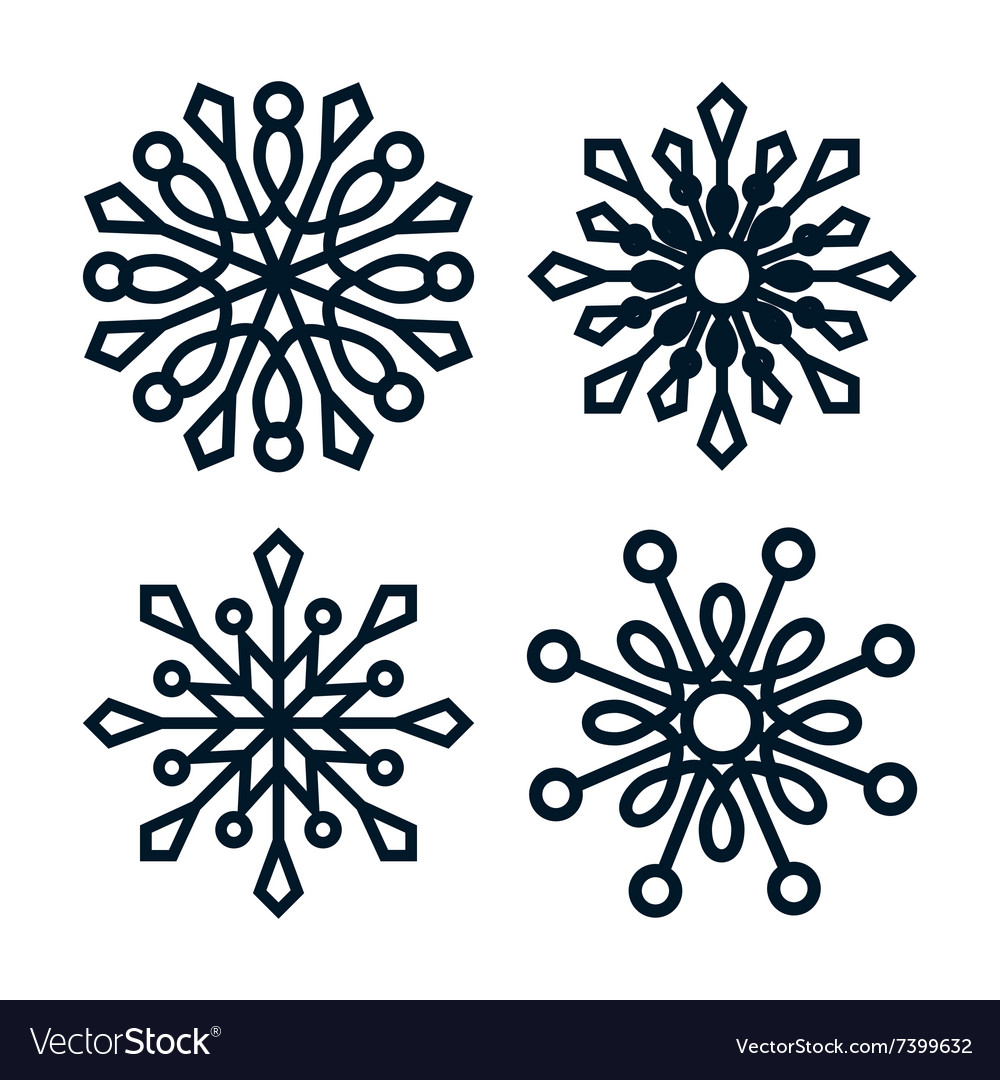 Snowflake Icon Set