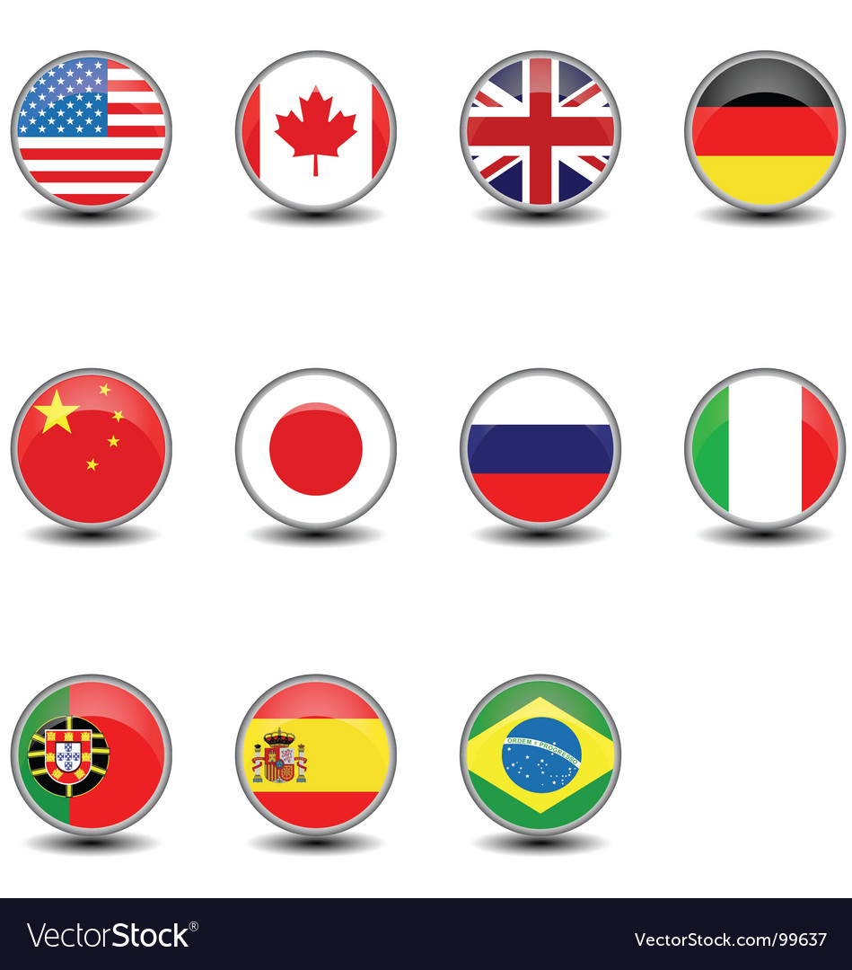 Collection of Round Flags