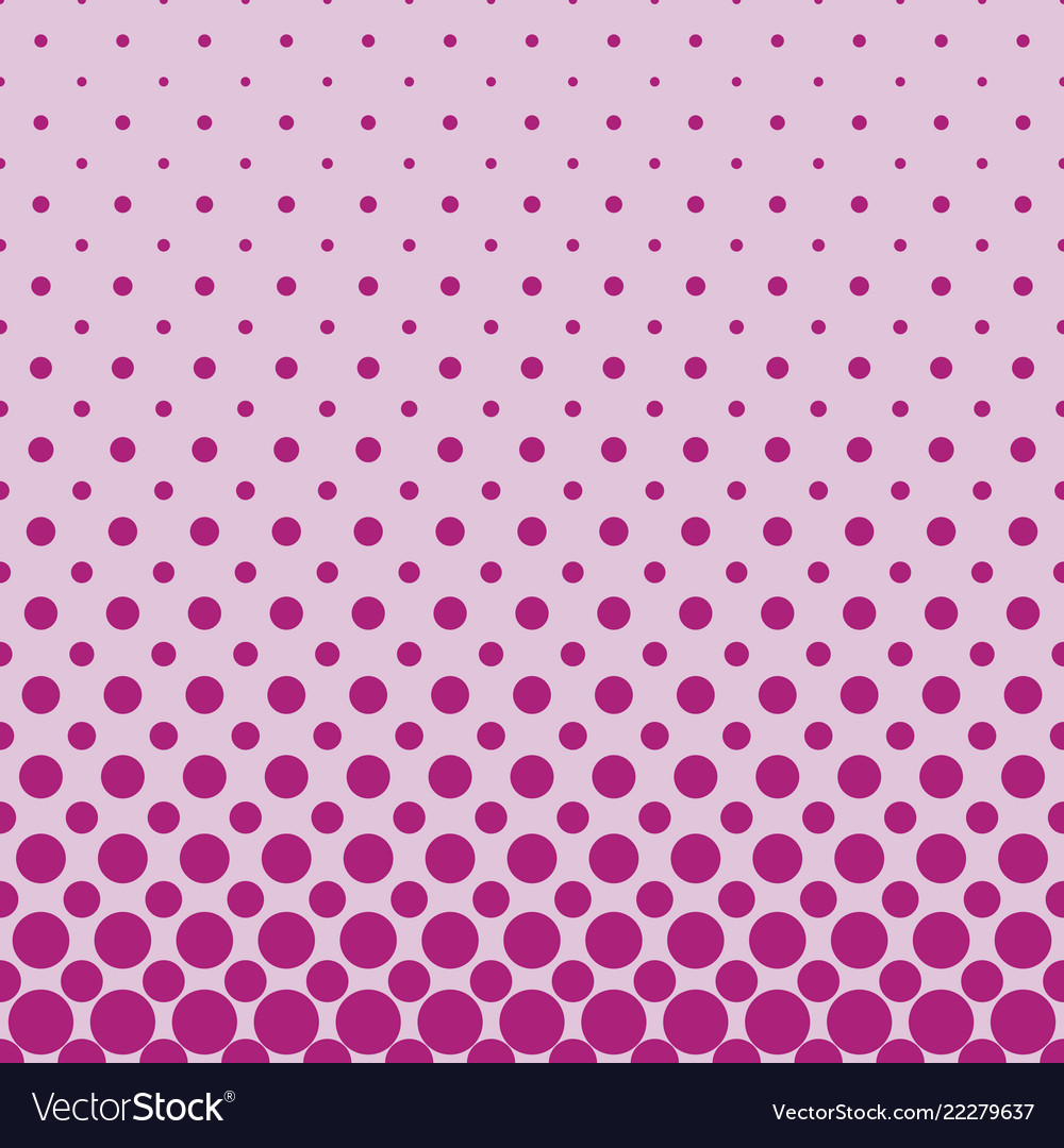 Color abstract repeating halftone circle pattern