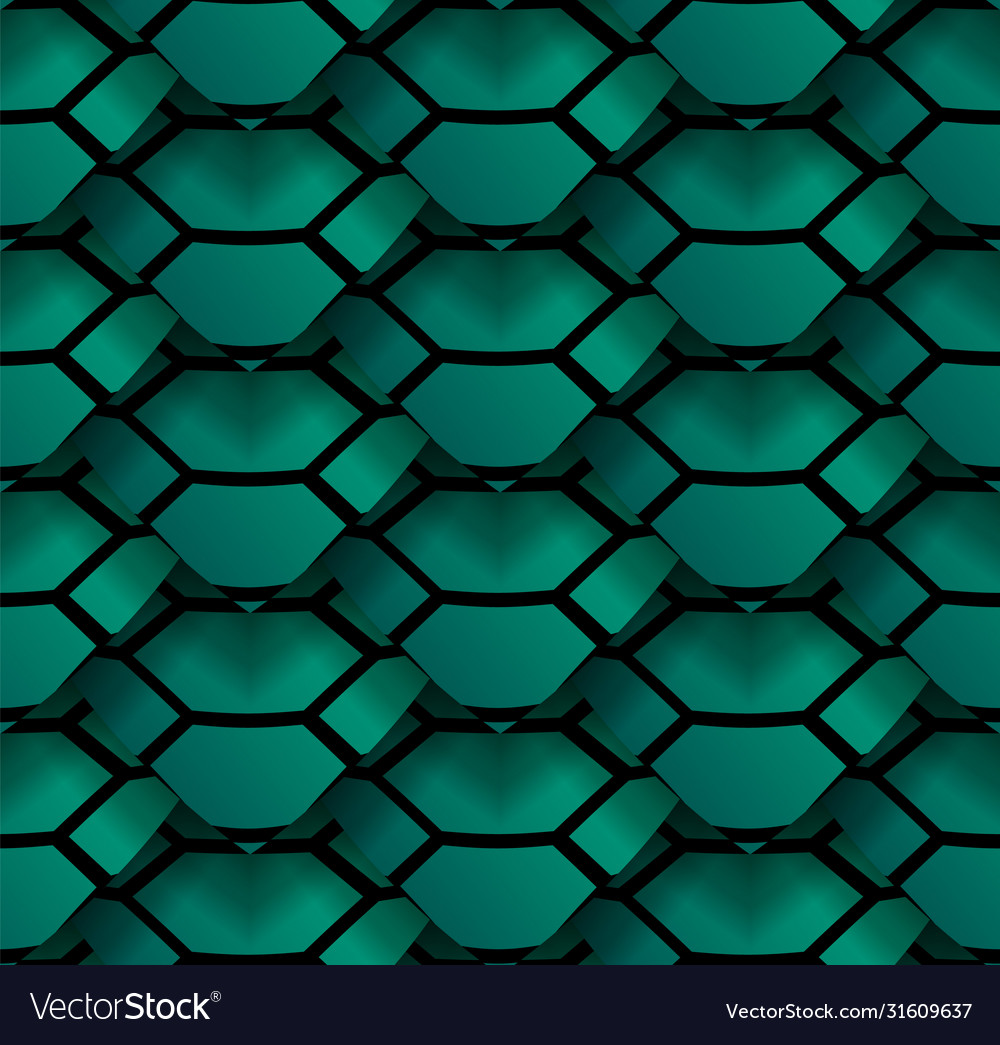Dragon scale seamless pattern collection Vector Image Dragon scale seamless pattern collection Vector Image