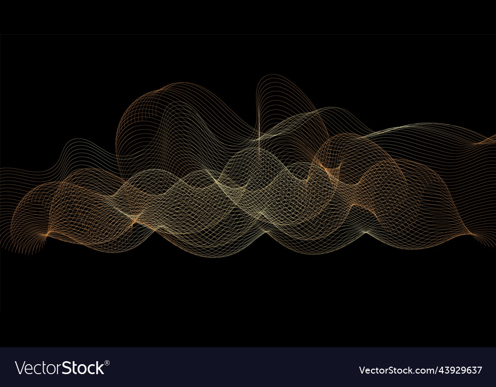 Geometry pattern with nice curves transitons vector image Geometry pattern with nice curves transitons