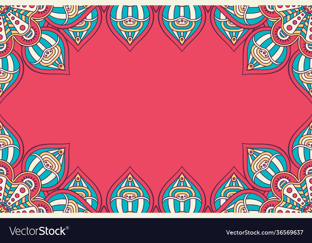 Islamic background with mandala Royalty Free Vector Image