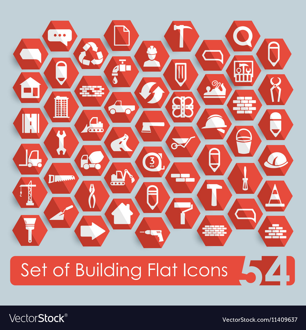 Set of building icons