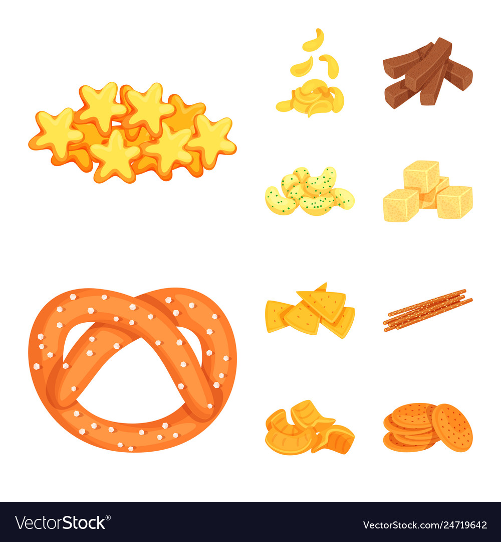 Design of food and crunchy symbol