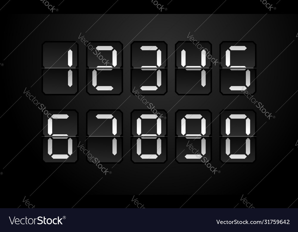 Flip countdown - time remaining mechanical display