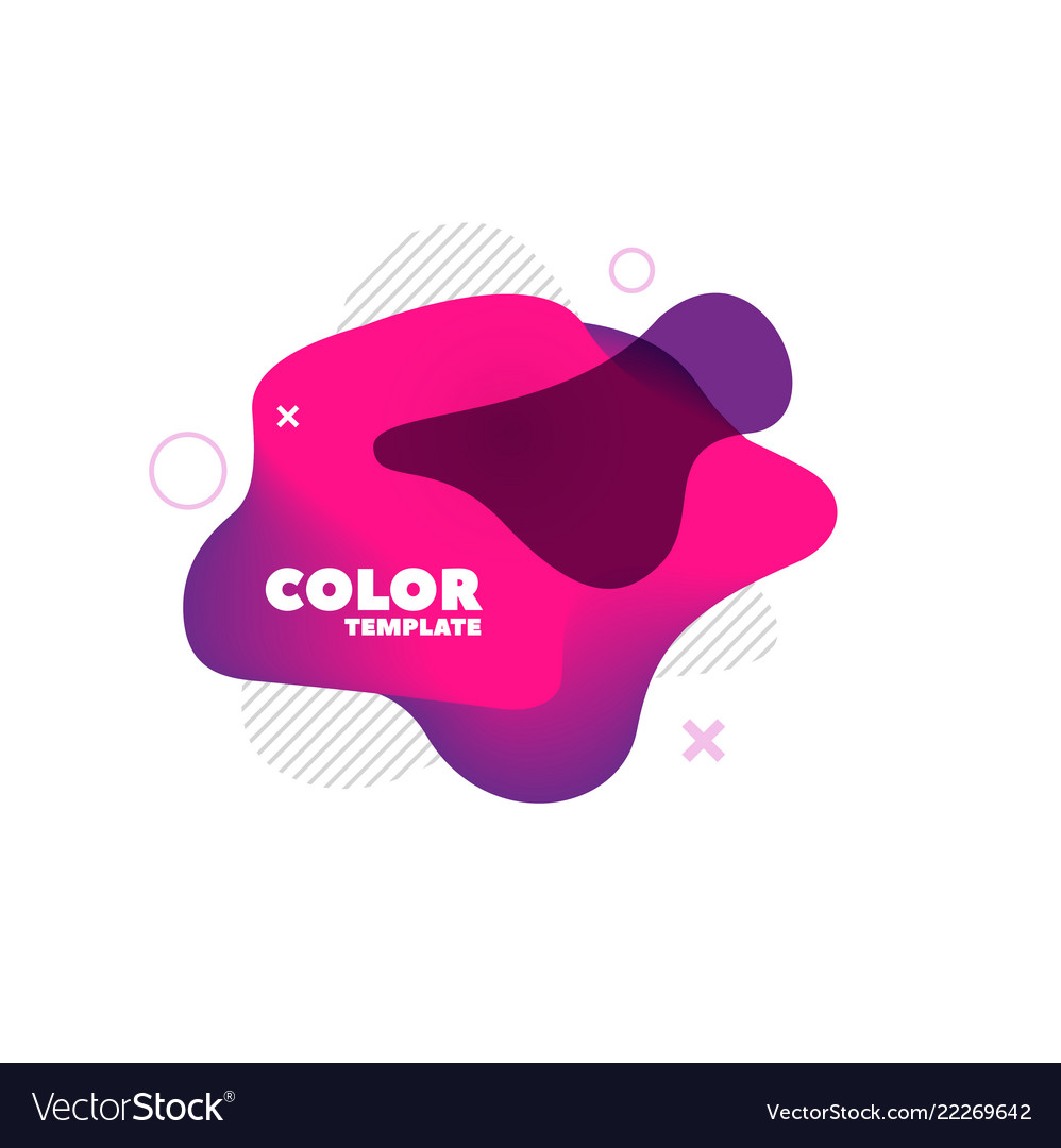 Gradient abstract banners with flowing shapes vector image Gradient abstract banners with flowing shapes