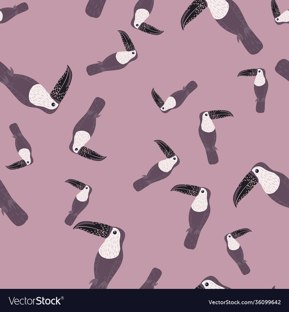 Random seamless funny kids pattern with zoo vector image Random seamless funny kids pattern with zoo