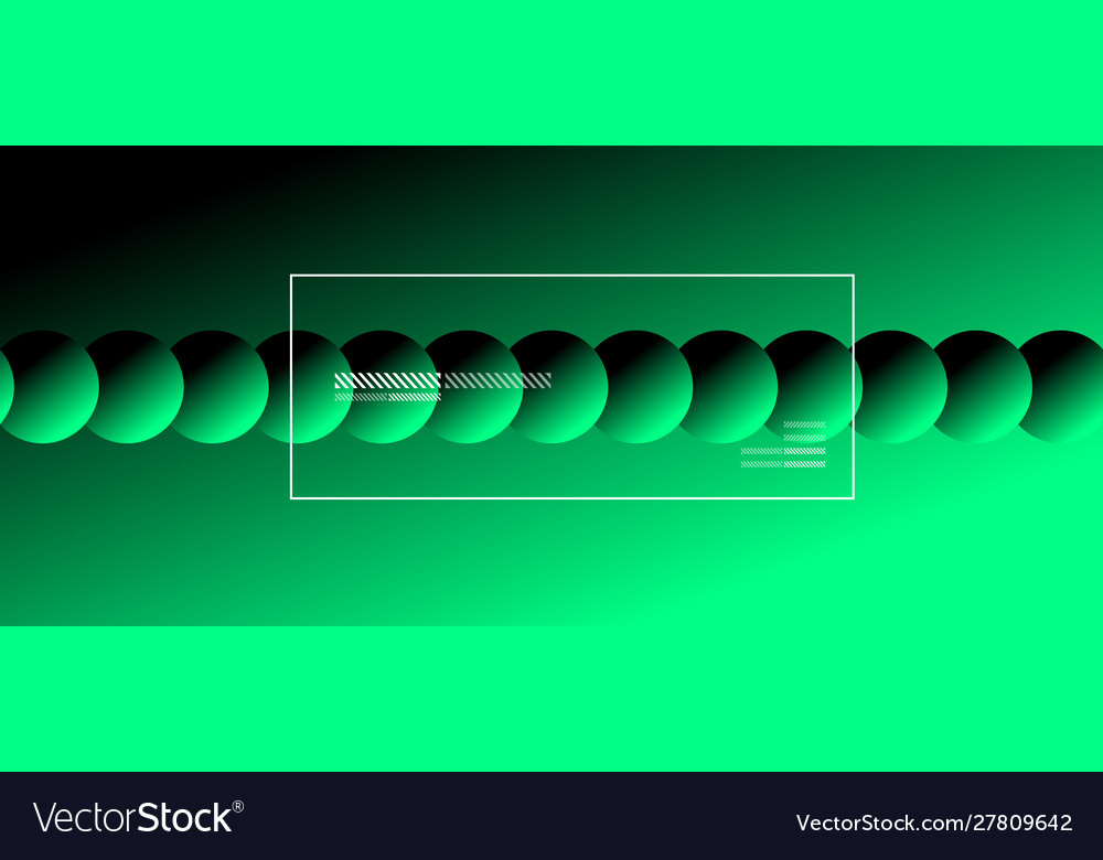 Simple abstract background with neon color circles Vector Image Simple abstract background with neon color circles