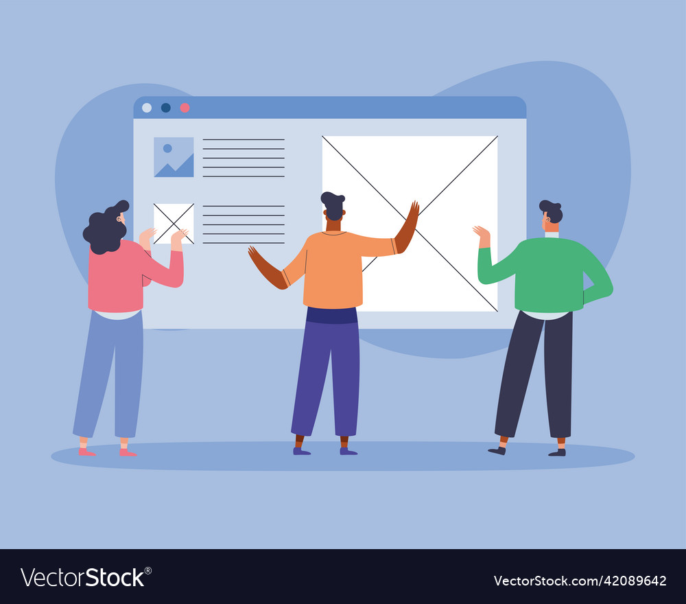 Three ui and ux designers