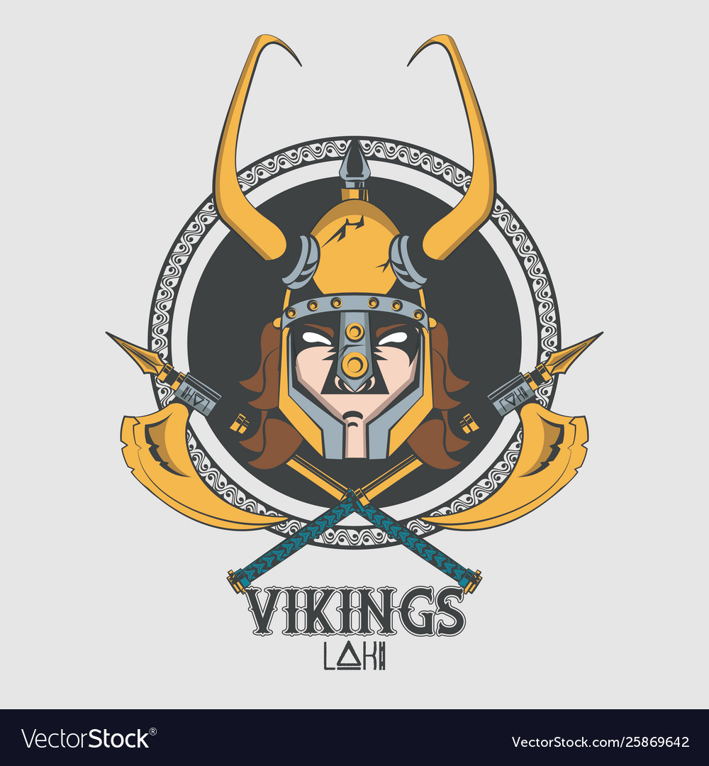 Vikings Krieger gedruckt Tshirt Vorlage