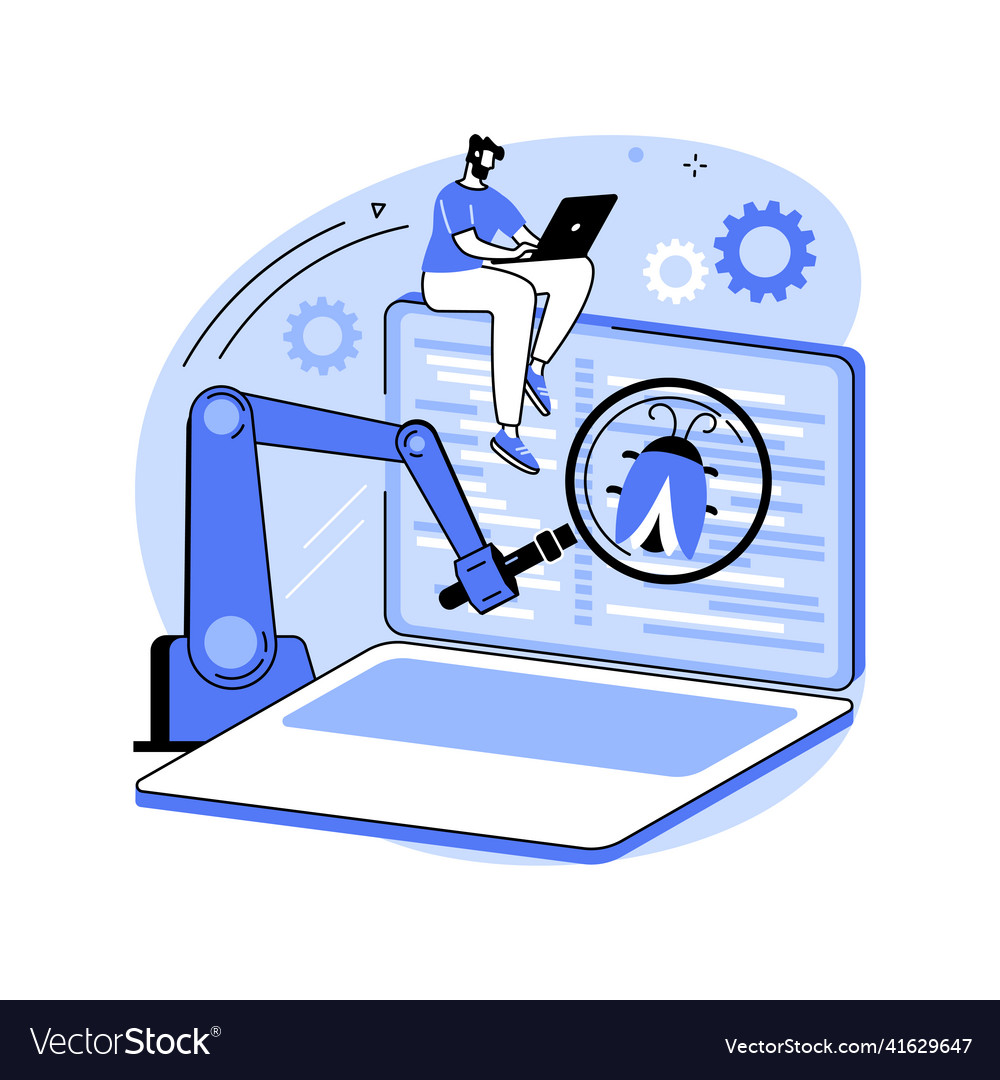 Automation testing abstract concept vector image Automation testing abstract concept