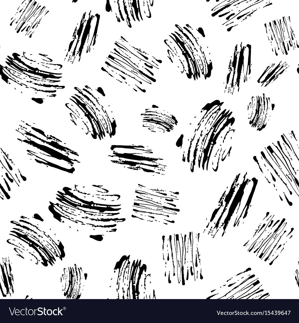 Brushstroke Pattern with Dots