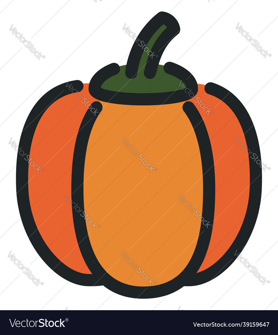 Fresh pumpkin on a white background