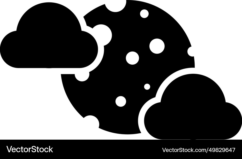 Moon icon Royalty Free Vector Image - VectorStock