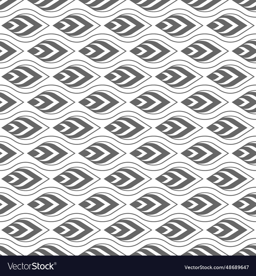 Seamless abstract pattern of arbitrary elements