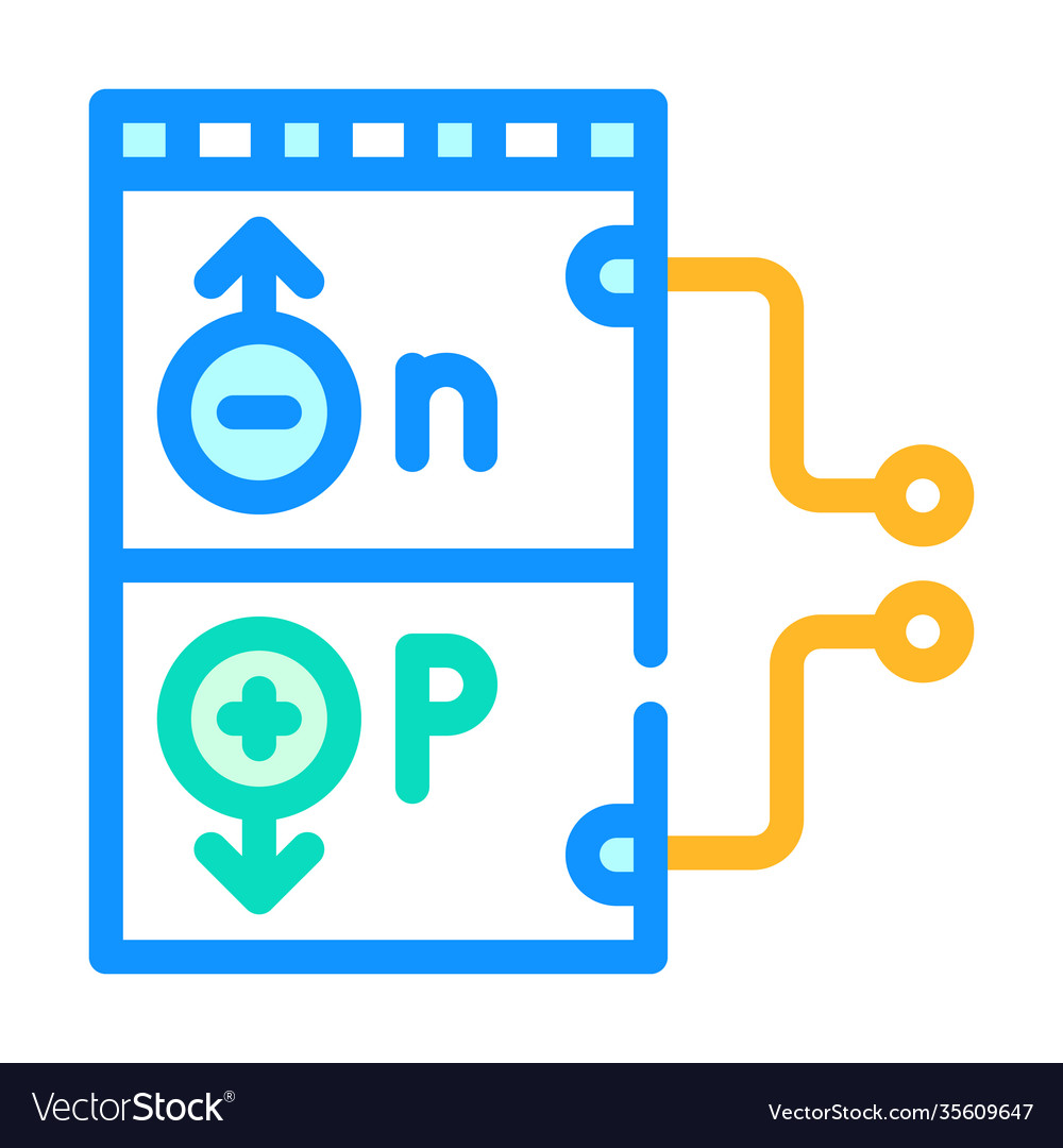 Working principle color icon