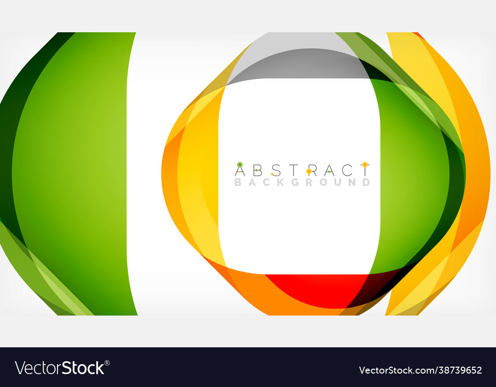 Abstract square shape with overlapping waves vector image Abstract square shape with overlapping waves