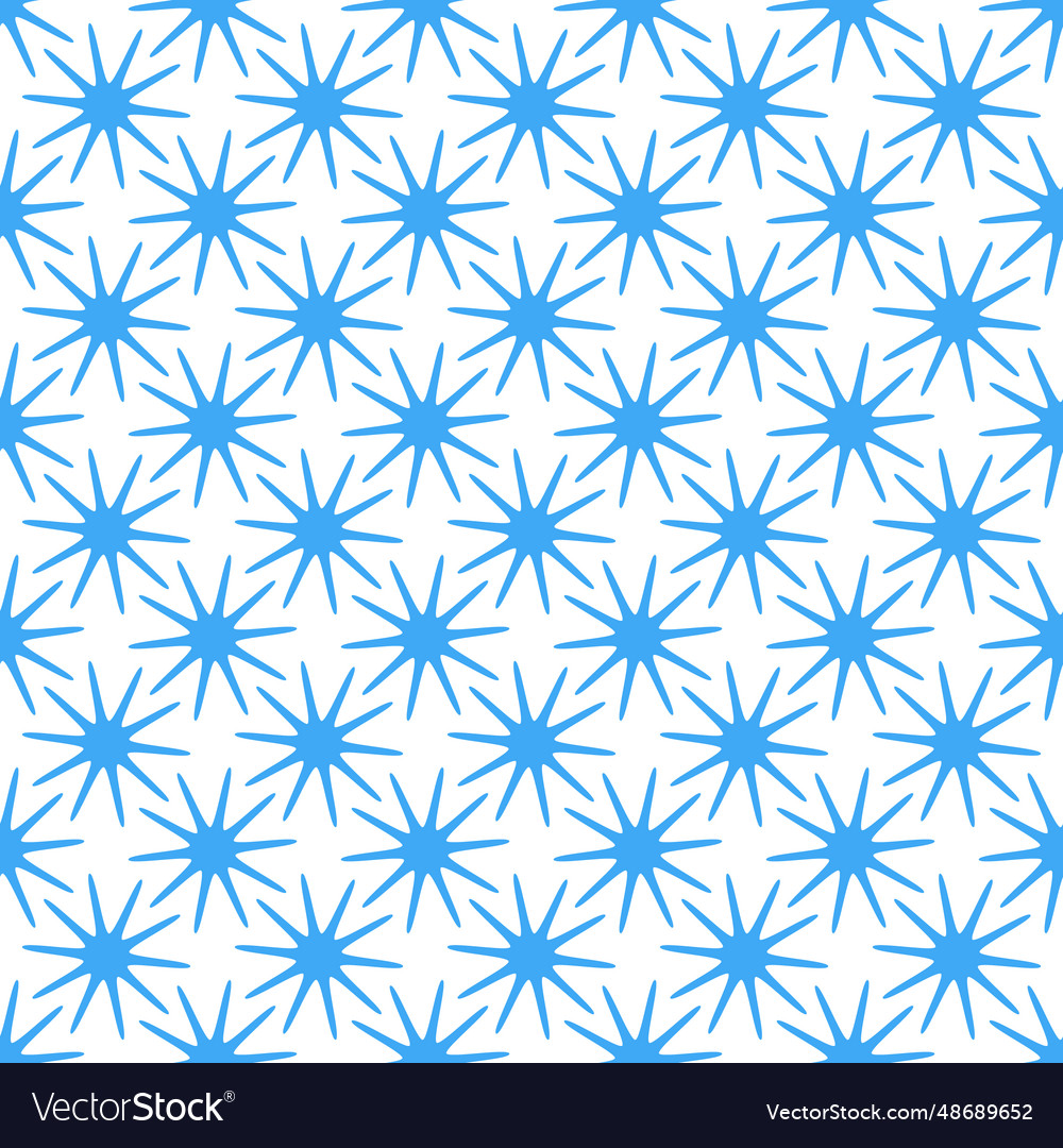 Seamless star pattern sample for texture textiles vector image Seamless star pattern sample for texture textiles