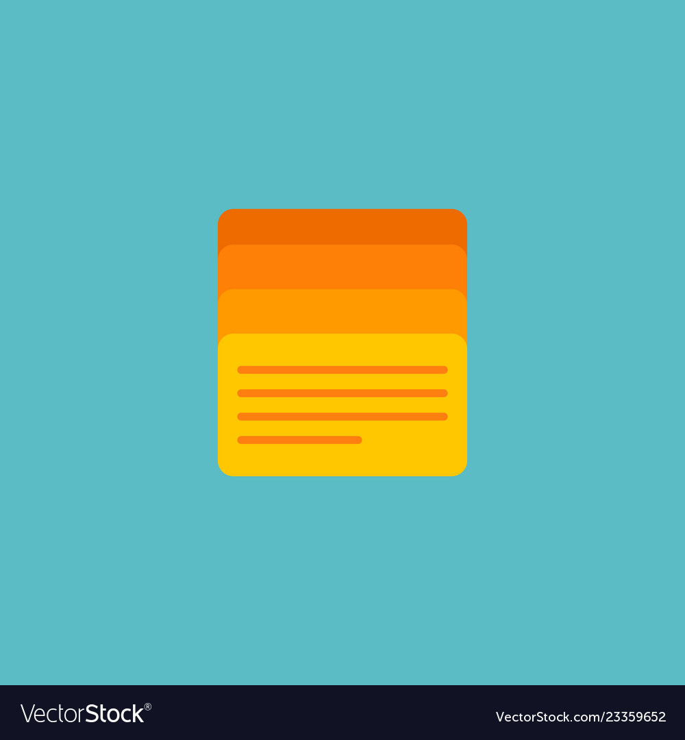 Task list icon flat element vector image Task list icon flat element