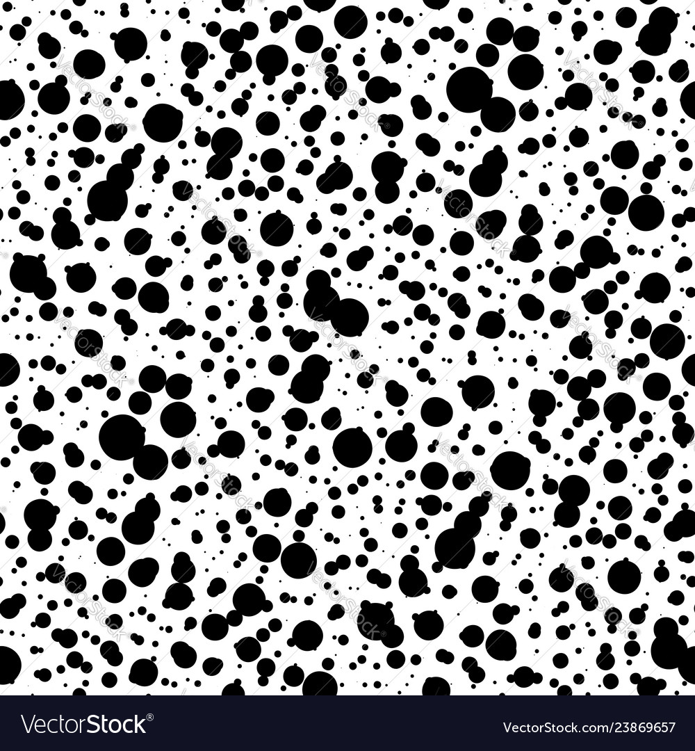 Black seamless pattern abstract texture vector image Black seamless pattern abstract texture