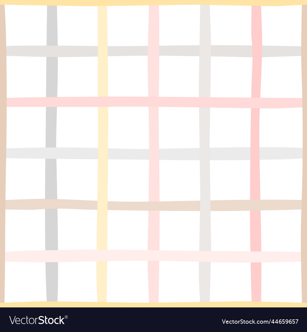 Checked seamless pattern with colored stripes