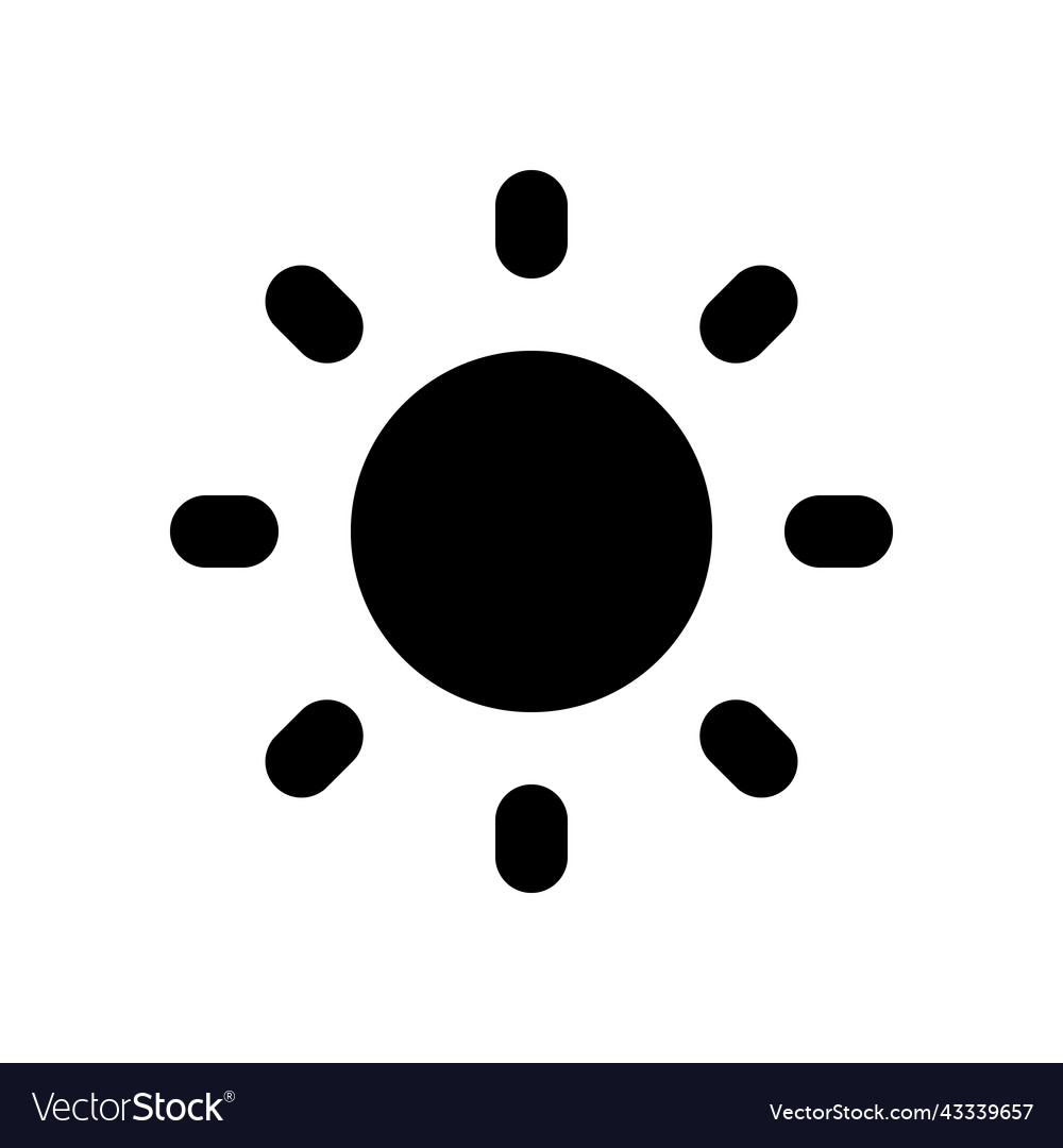 Light mode black glyph ui icon Royalty Free Vector Image