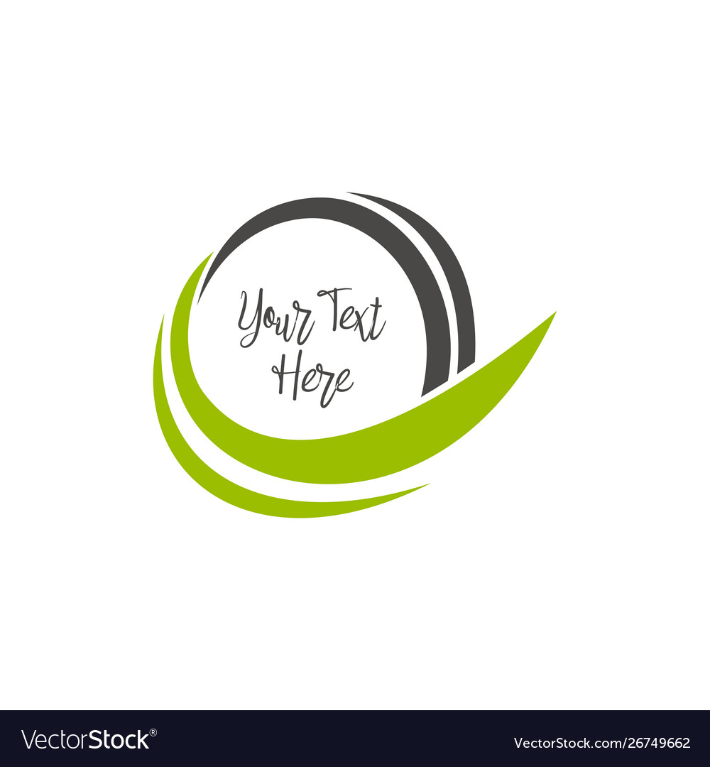 Abstract emblem blank design template frame border