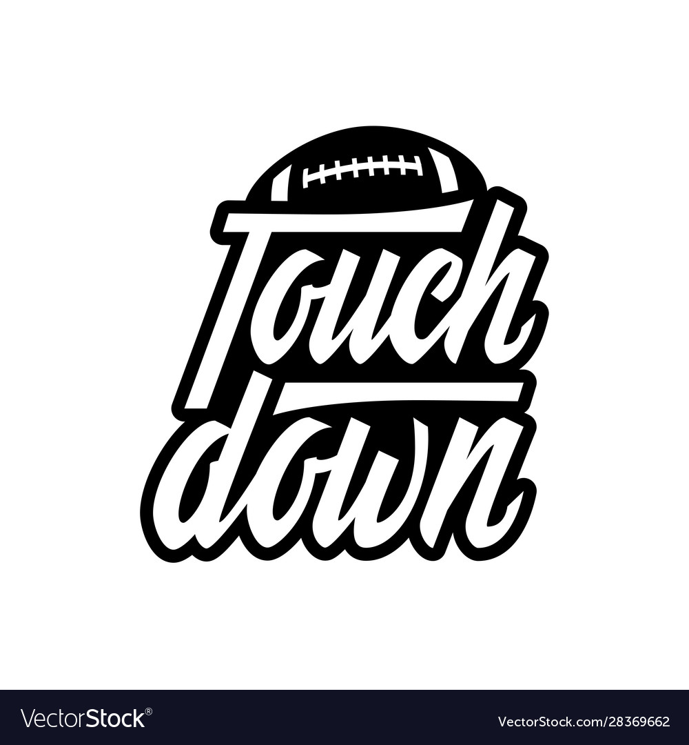 American Football Logo Label