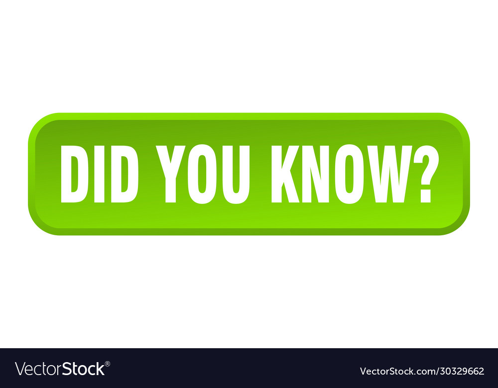 Did you know button square 3d push
