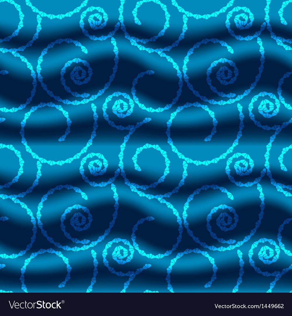 Seamless pattern - blue abstract background