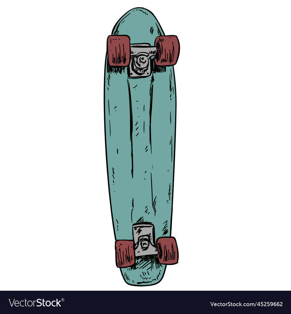 Vintage 90s skateboard for teenagers