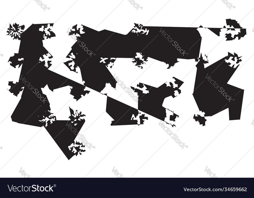Weird strange generated random edgy shapes